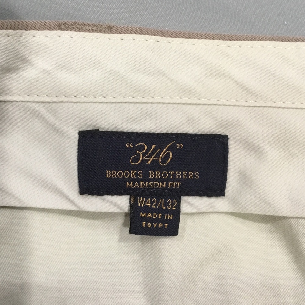 Brooks Brothers Men's Tan Dress Pants - Picture 2 of 4
